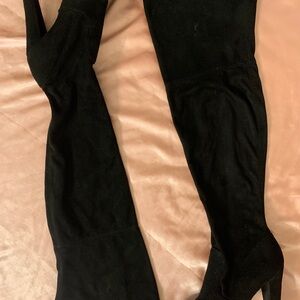 Black Over-the-Knee Women's Boots